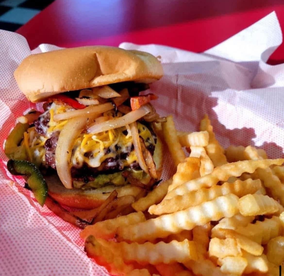 A past 372 smash burger special